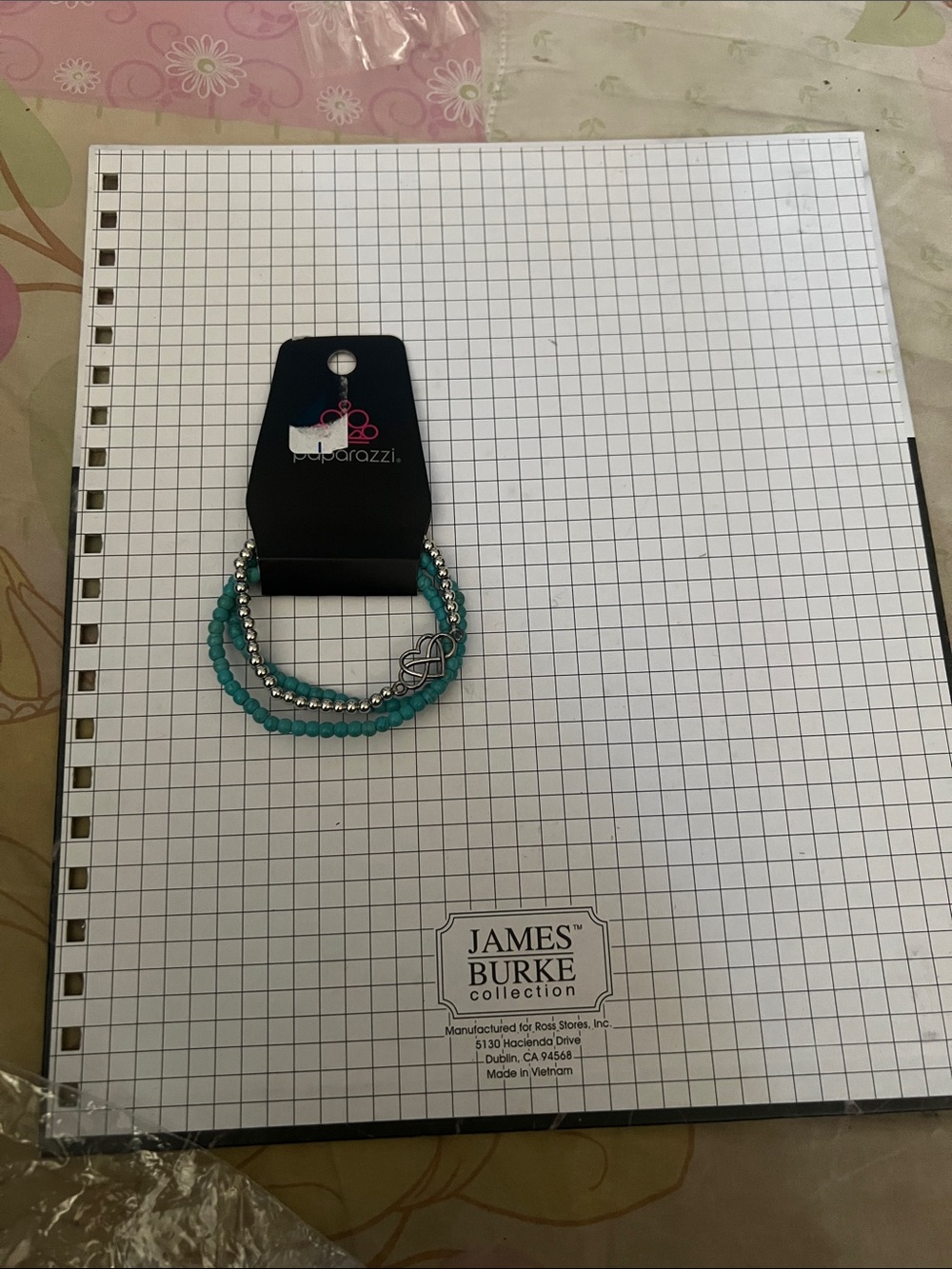 paparazzi Turquoise and Silver Stacked Beaded Bracelets